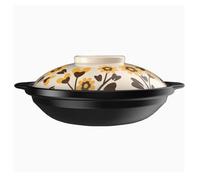 Ceramic Casserole Stew Pot,Casserole Dishes,Hot Pot Clay Pots Soup Pot, Heat Resistant Cooking Cookware for Home Restaurant(1.3 L)
