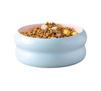 Ceramic Cat Bowl - Cat Water and Food Dish for Kittens Puppies Microwave Safe Pet Feeding Bowl, Dog Food Dish for Indoor Outdoor Use, No Tip Easy Clean Pet Face