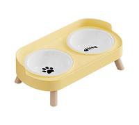 Ceramic Cat Bowl, Ceramic Material, 1000G, Elevated Pet Bowl, Dog Feeding Station, Easy Cleaning For Puppies, Kittens, Small Pets, Medium Pets, And Indoor/outdoor Feeding.