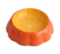 Ceramic Cat Bowl for Food and Water - Fruit Shaped Design for Stress-Free Dining, Ideal for Cats and Small Dogs