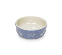 Nobby Cat Ceramic Bowl Diameter 14 x 4.8 cm Light Blue/Beige
