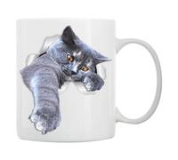 Ceramic Cat Mug, 350ml Ceramic Coffee Mug, Cat Lover Mug, Creative 3D Cat Mug, Mug Cat Coffee Mug, Ceramic Tea Mug, Ceramic Travel Mug, Women Novelty Coffee Mug for Adults Men Women Boys Girls