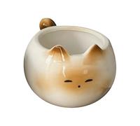 Ceramic Cat Tea Mug - 210ml Siam Kitten Cup, Large Mouth Novelty Drinkware | Cute Coffee Milk Water Accessories for Women Office Desk Home Kitchen Lover Gift Decorative Collectible Animal Themed
