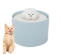 Ceramic Cat Water Fountain - Intelligent Circulating Dispenser | 1.2L Capacity With Anti Dry Burn Filter, Automatic Quiet Circulating For USB Powered Anti Dry Burn, Dishwasher Safe Pet Fountain
