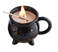 Ceramic Cauldron Cup - 330ml 11oz Halloween Drinkware, Creative Mugs Hot Cocoa Coffee Tea Beverage Drinking | Perfect for Party Decoration, Family Gathering, Gift Friends, Holiday Celebration, Spooky