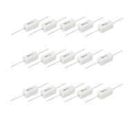 Ceramic Cement Fixed Resistors axia-l Lead 5W 4 Ohm Power Resistor 15 Single Resistors Pcs White Specialised accessories