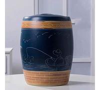 Ceramic Cereal Storage Container, 10kg Capacity, Ideal for Organizing Flour, Sugar, Coffee, Rice, Nuts, Snacks, Pet Food, Tea