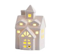 Ceramic Christmas Homes | Ceramic Home Ornament for Desk | Christmas Table Centerpieces - For Indoor Holidays Home On Mantle Shelf Party Seasonal Display In Farmer