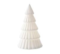 Ceramic Christmas Tree,Ceramic Light up Home Decor - Lighted Winter White Desktop Decoration - for Shelf Desk Counter Living Room Entryway Bedroom Porch Hallway Holiday Party