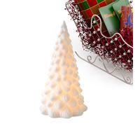 Ceramic Christmas Tree | Lighted Christmas Tree Desktop Decor,Decorative Home Night Light for Countertop Mantle Windowsill Holiday Centerpieces Vacation