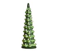 Ceramic Christmas Tree With Lights,Retro Hand-Painted Tabletop Christmas Trees,Autumn Decorations For Home Decorations For Indoors,Holiday Decoration Home Party Festival Ornament