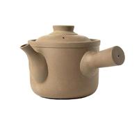 Ceramic Clay Cooking Pot Porcelain Soup Bowl Handle Cooking Casserole Steaming Restaurant Cookware Cooker Stock Noodle Stew Unglazed Earthenware Chinese Chamber Medicine(5000ML)