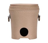 Ceramic Clay Stove Grill, Charcoal Tea Stove Purple Sand Ceramic Earth Yellow 14x14cm