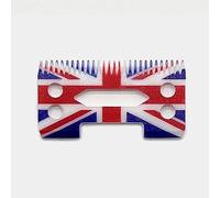 Ceramic Clipper Blade Union Jack Compatible with Wahl Magic Clip Senior Super Taper, Kemei, Gamma, Stylecraft, VGR, WMark