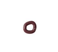 Ceramic Coat Hook Lie de vin one size