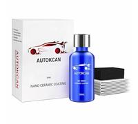 Ceramic Coating Car Nano Graphene Coating Car Liquid Glass Car Coating 10 Years of Long Lasting Protection, High Gloss, Super Hydrophobic, Anti Scratch, Anti Chemical Stain Etching (30ML-9H)