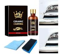 Ceramic Coating for Cars - 50ml Scratch Resistant High Gloss, Paint Ceramicc Coatingg, Swirl-Free Restoration Detailing Spray Agent | Long-Lasting Protection for Truck RV Paintt Glass Wheel