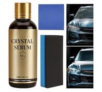 Ceramic Coating for Cars,9H+ Protection Hydrophobic Detailing 100ml with Sponge Towel,Automotive Coating Detailing Set | for Automobile Vehicles Trucks SUV RV, High Gloss Finish