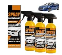 Ceramic Coating Spray for Car Paint Protection, Enhanced Shine & Hydrophobic Finish, Easy Application Detailing Agent for Vehicles, Motorcycles & Boat (3Pcs)