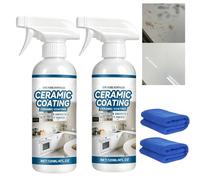 Ceramic Coating Spray For Home,Ceramic Coating For Home Surface Protector Spray,Multi-Surface Quick Tech Shield & High Gloss Sealer,Water Stain Repellent,For Stove Top,Mirror,Porcelain,120ml (2PC)