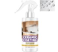 Ceramic Coating Spray for Stainless Steel Appliances, Stainless Steel Cleaner Grime Stains, Hydrophobic Resistant Protection for Kitchen Bath, Sinks, Countertops, Glass Tile Surfaces (1Pcs)