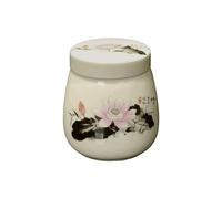 Ceramic Coddled Egg Cup with Lid - 220ml Vintage Egg Coddler, Soft Boiled Cooker for Breakfast, Porcelain Chawanmushi Steamed Dish, Retro Tableware (Style A)