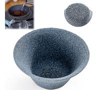 Ceramic Coffee Brewer, Reusable Coffee Filter Dripper, Paperless Infuser Tea Filter for Home Office Coffees Enthusiast and Baristas