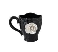 Ceramic Coffee Cup and Plate Set, Mug Salad Plates Dinner Plates Pasta Dessert Plates Serving Trays for Appetizer Sushi, Fruit (Mug)