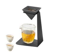 Ceramic Coffee Dripper | Reusable Non Porous Pyramid Shape - Tea Precision Filter - for Pots Cups Home Office Kitchen Cafe Sake, Manual Brewing