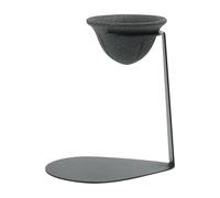 Ceramic Coffee Filter-Paperless Pour Over Dripper With Modern Metal Stand, High-Precision Reusable Coffee & Tea Strainer, Sustainable Micro-Porous Brewer For Home Cafe & Restaurant
