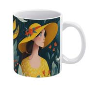 Ceramic Coffee Mug, 11oz Sturdy Mug with Printed Design Jungle Nap, Gift Idea for Men, Women, Mom, Dad, Anniversary, Wedding, Perfect for Home Or Office