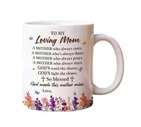 Ceramic Coffee Mug - 330ml/11oz Beverage Mug | My Dear Mother's Desktop Beverage Cup | for Dining Room Living Room Cafe Home Mother's Day Birthday Tea Hot Chocolate Espresso Milk