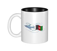 Ceramic Coffee Mug 330Ml Flag Afghanistan Ceramic Cup Multi-Colour Cup Birthdays Coffee Mugs for Boy, Mothers Day, Valentines