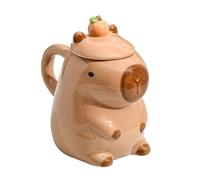 Ceramic Coffee Mug | Capybara Water Cup, Animal Shaped Coffee Cup Tea Mug with Handle, Creative Tea Cups Coffee Cups, Drinking Mug Tea Cup Birthday Mug, Novelty Gi-fts for Friends