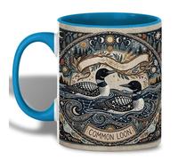 Ceramic Coffee Mug Common Loon Wildlife Lake Bird Northern Drinking Cup | Mulled Drinks 330ML Coffee Mug Large Tea Cups for New Home Birthdays Friends