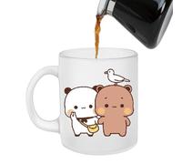 Ceramic Coffee Mug Cup, Playing Together Printed Funny Creative Design, Comfortable to Hold and Drink for Tea Latte Cappuccino, Porcelain Drinkware for Home Office Kitchen