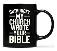 Ceramic Coffee Mug - Eastern Orthodox Classic Coffee Mug Stylish Tea Cups for Women Men Kitchen