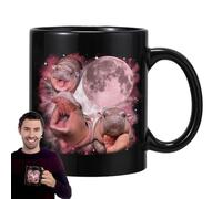 Ceramic Coffee Mug,Hippo Coffee Mug,Animal Lover Ceramic Mug 350ml - Cute Pygmy Hippo Pattern Coffee Cup Home Kitchen Tableware for Adults Kids