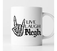 Ceramic Coffee Mug Live Laugh Blegh Self Love Self Confidence Durable Coffee Mug Design Ceramic Cups for Friends Restaurant Office