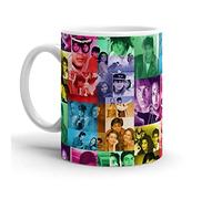 Ceramic Coffee Mug Shah Rukh Khan Bollywood Throwback Coloured Coffee Mug Durable Cup for Friends Cafes Women