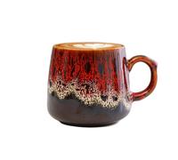 Ceramic Coffee Mug, Tea Mug, Easy Grip Elegant Design Compact Form Dishwasher Friendly Solid Structure, Coffee Cups for Workplace, Fashionable, Home 4.72x3.35x3.15 Inches
