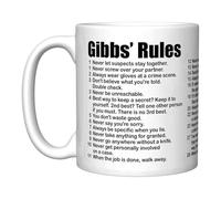 Ceramic Coffee Mug With Handle - Ceramic Tea Cup 350ml | Novelty TV Show Rules Signature 69 Rules Coffee Mug In Cups Gift Ideas For Colleagues Family