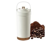 Ceramic Coffee Tumbler, Portable Reusable, 500ml Travel Mug, Inner Ceramic Lining, Thermal Water Bottle Drinker for Home, Work, Daily Commute, Camping, Kitchen, School, Outdoor Use