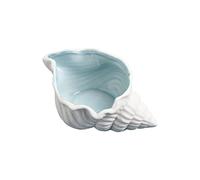 Ceramic Conch/Starfish/Shell Tray, Ocean Style Trinket Tray Dish Holder Earrings Candy Storage Holder, Blue Creative Storage Bowl Trinket Holder for Nordic Room Home Party Decor(Type A)