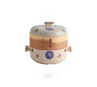 Ceramic cooking pot, Japanese Donabe ceramic hot pot casserole, earthenware pot cookware stew soup pot heat-insulating hot pot.casseroles and stir-fries.(2.5l)