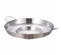 Ceramic Cooking Pot Small Copper Saucepans Stainless Steel Concave Stir Fry 38 40 45cm Frying Griddle Cooker Heavy Duty Uncoated Skillet Wok ()