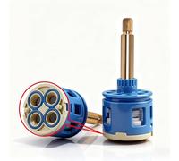 Ceramic Core Valve Replacement Shower Brass Diverter- 26mm, 33mm, 35mm, 37mm Sizes - for Shower Faucetsower Faucets (37mm/85mm)