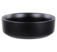 Beliani Countertop Basin Calig Black 360 mm Ceramic