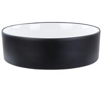 Ceramic Countertop Basin 400 mm White and Black TEBAR