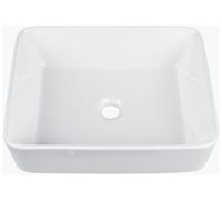 Ceramic Countertop Basin 490 x 380 mm White TRAVESIA